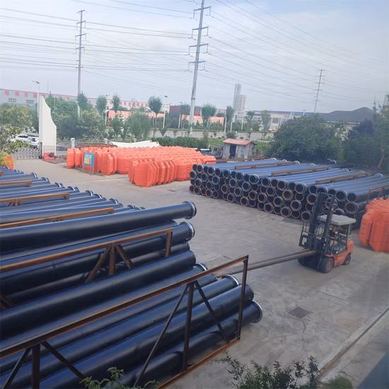 HDPE Dredging Pipes for Cutter Suction Dredger with Pipe Float 